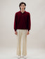 MAN'S LONG SLEEVE CASHMERE POLO