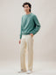 Men's Fine Knit Crewneck Sweater in Multiple Colors