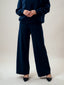 WIDE-LEG CASHMERE PANTS